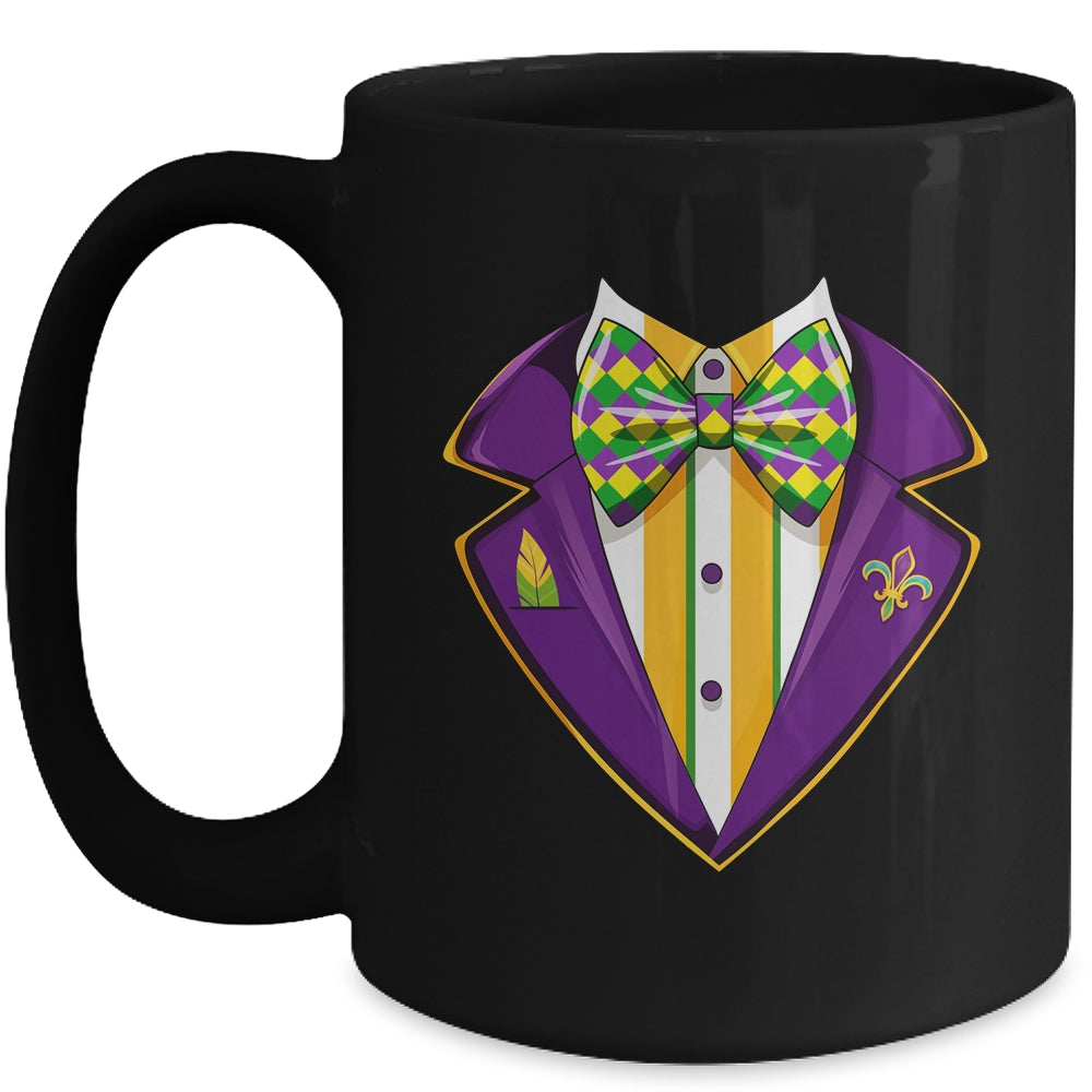 Mardi Gras Tuxedo Costume Funny Mardi Gras Carnival 2024 Mug | teecentury