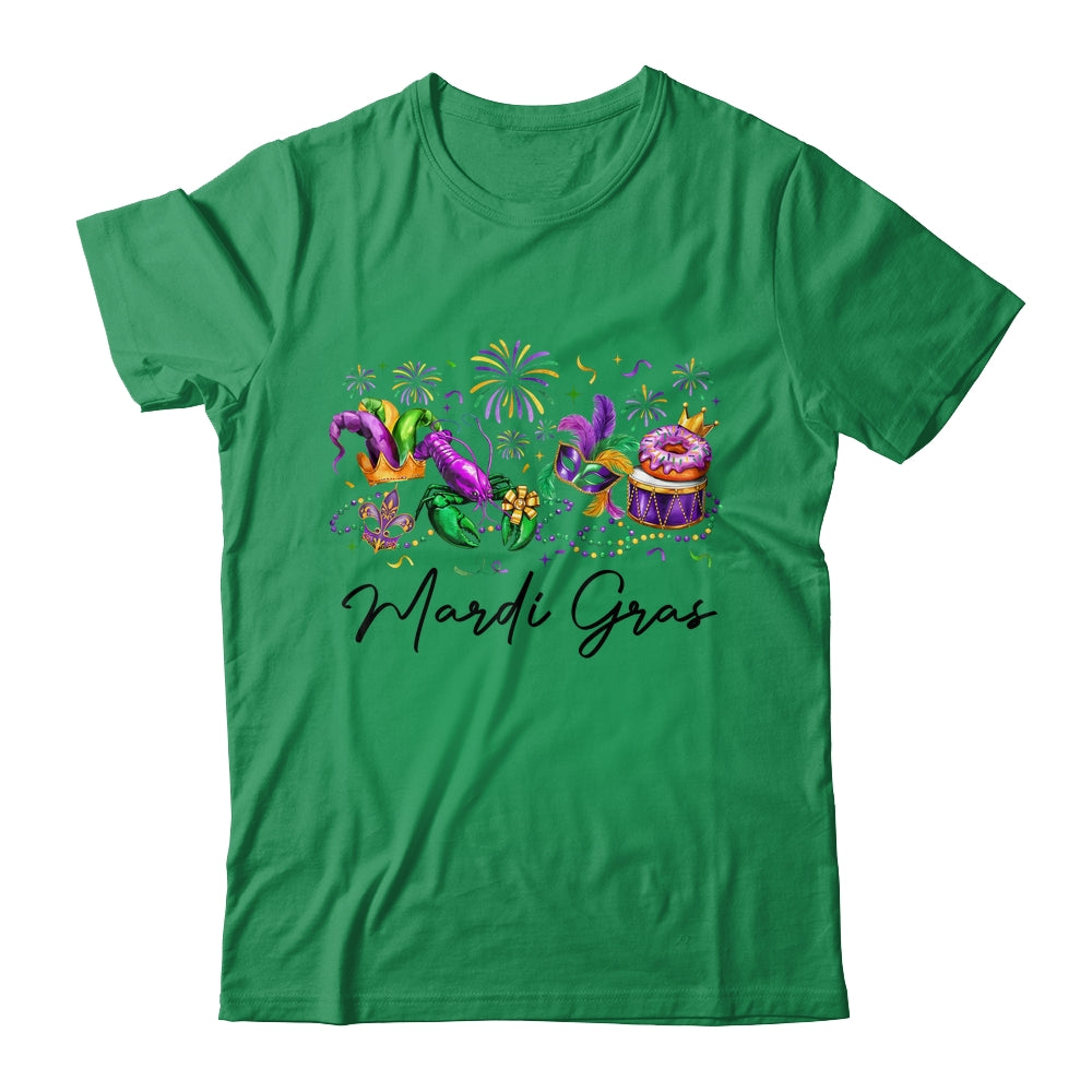 Mardi Gras Vibes Mardi Beads Louisiana Festival King Cake Shirt & Hoodie | teecentury