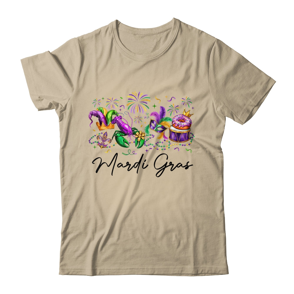Mardi Gras Vibes Mardi Beads Louisiana Festival King Cake Shirt & Hoodie | teecentury
