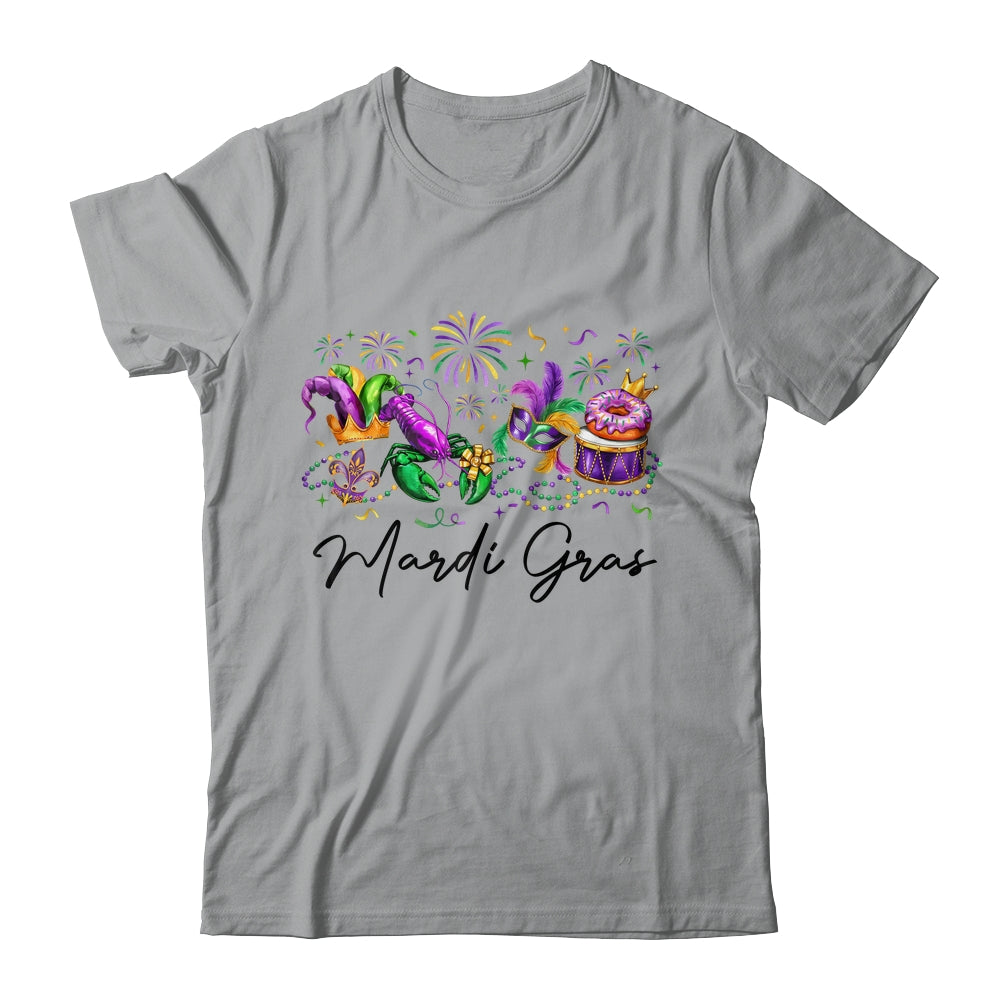 Mardi Gras Vibes Mardi Beads Louisiana Festival King Cake Shirt & Hoodie | teecentury