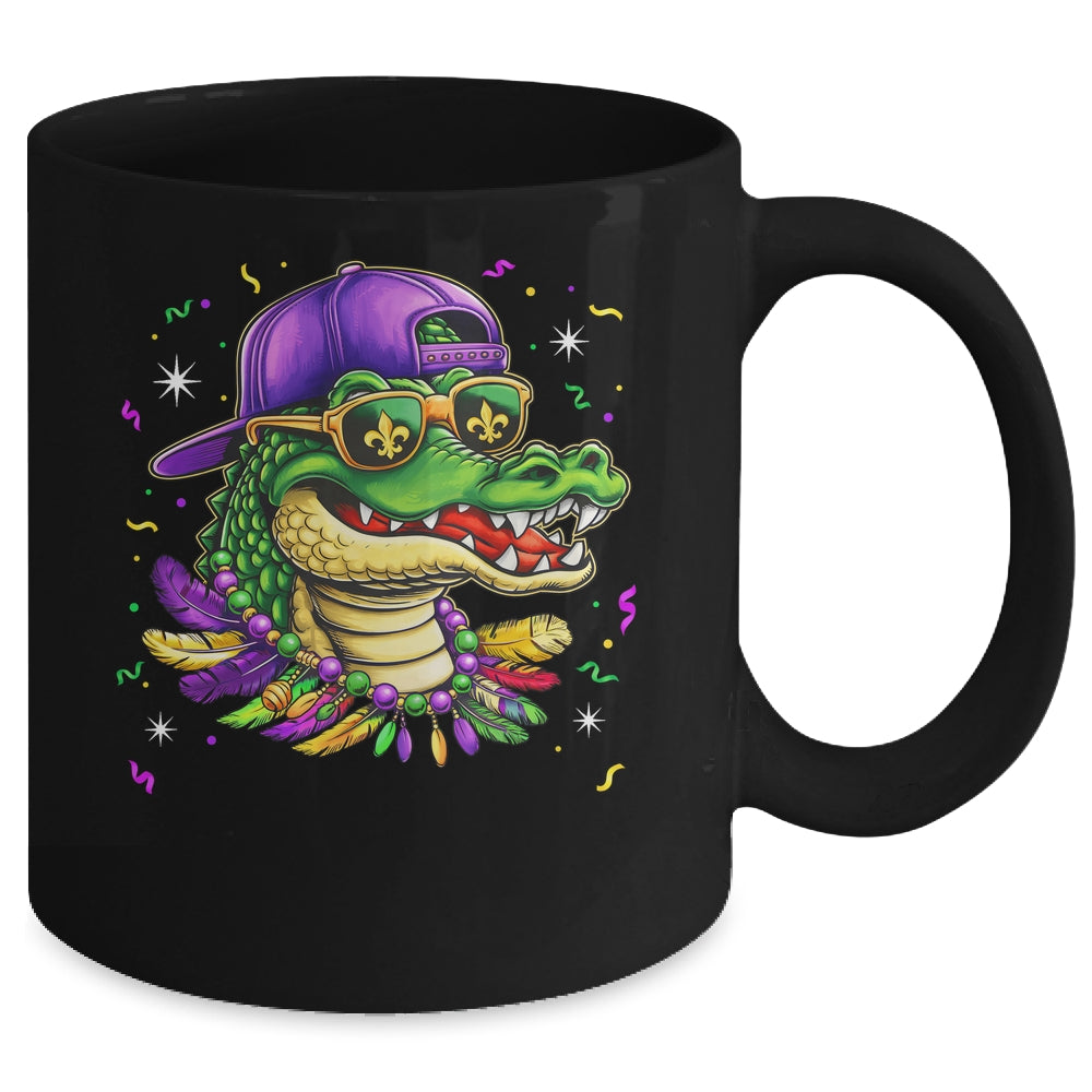 Mardigator Alligator Bruh Mardi Gras Costume Men Boys Mug | teecentury
