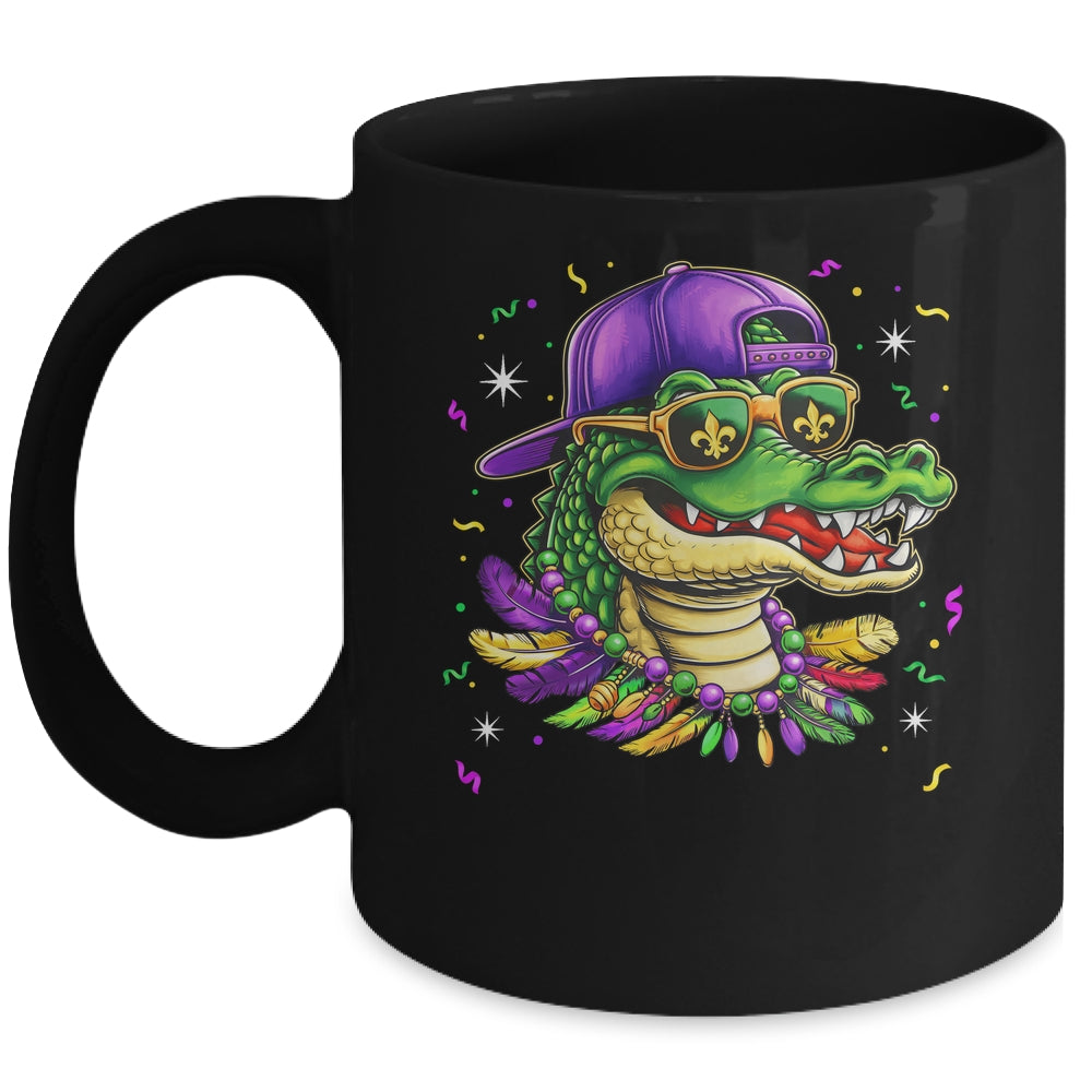 Mardigator Alligator Bruh Mardi Gras Costume Men Boys Mug | teecentury