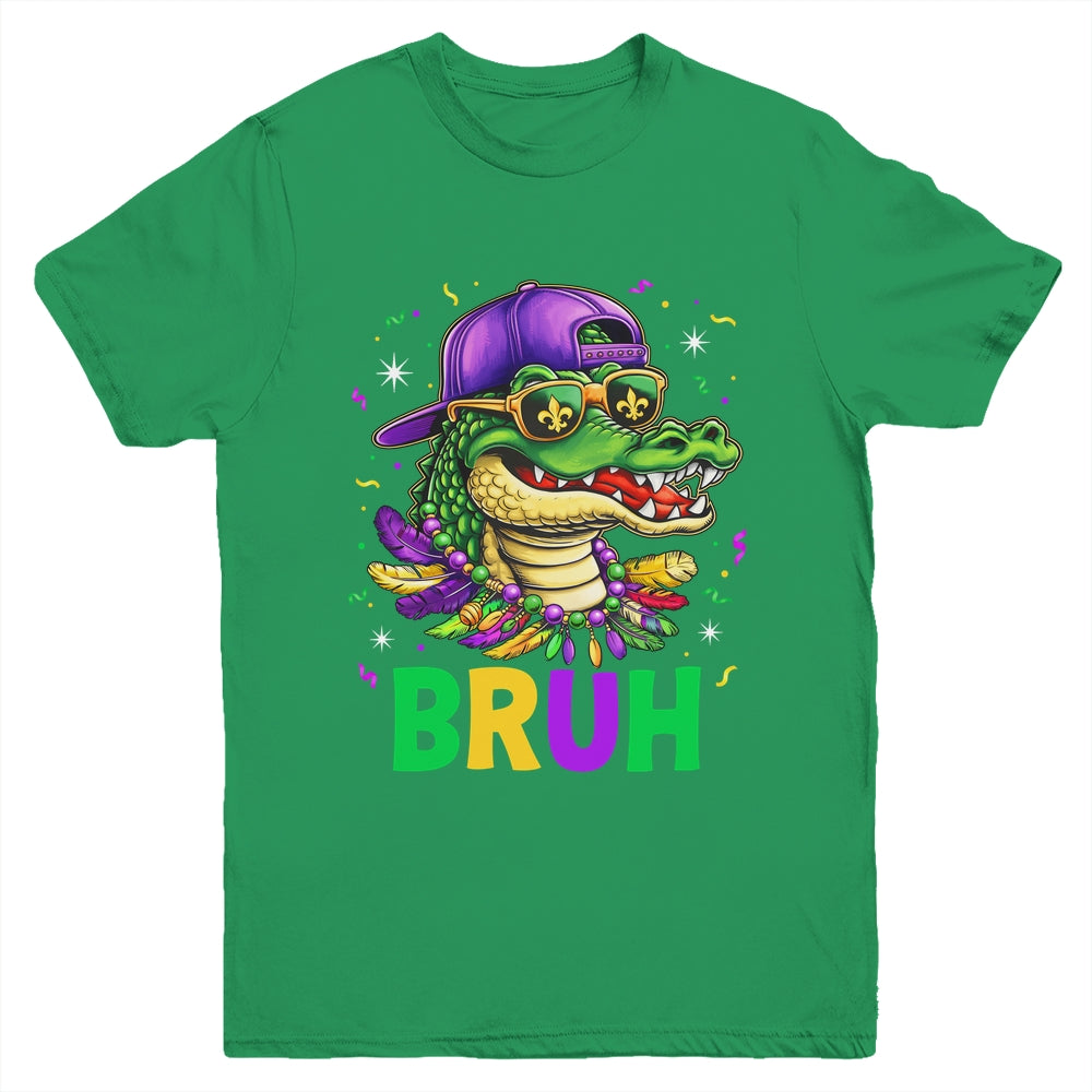 Mardigator Alligator Carnival Costume Kids Boys Mardi Gras Youth Shirt | teecentury
