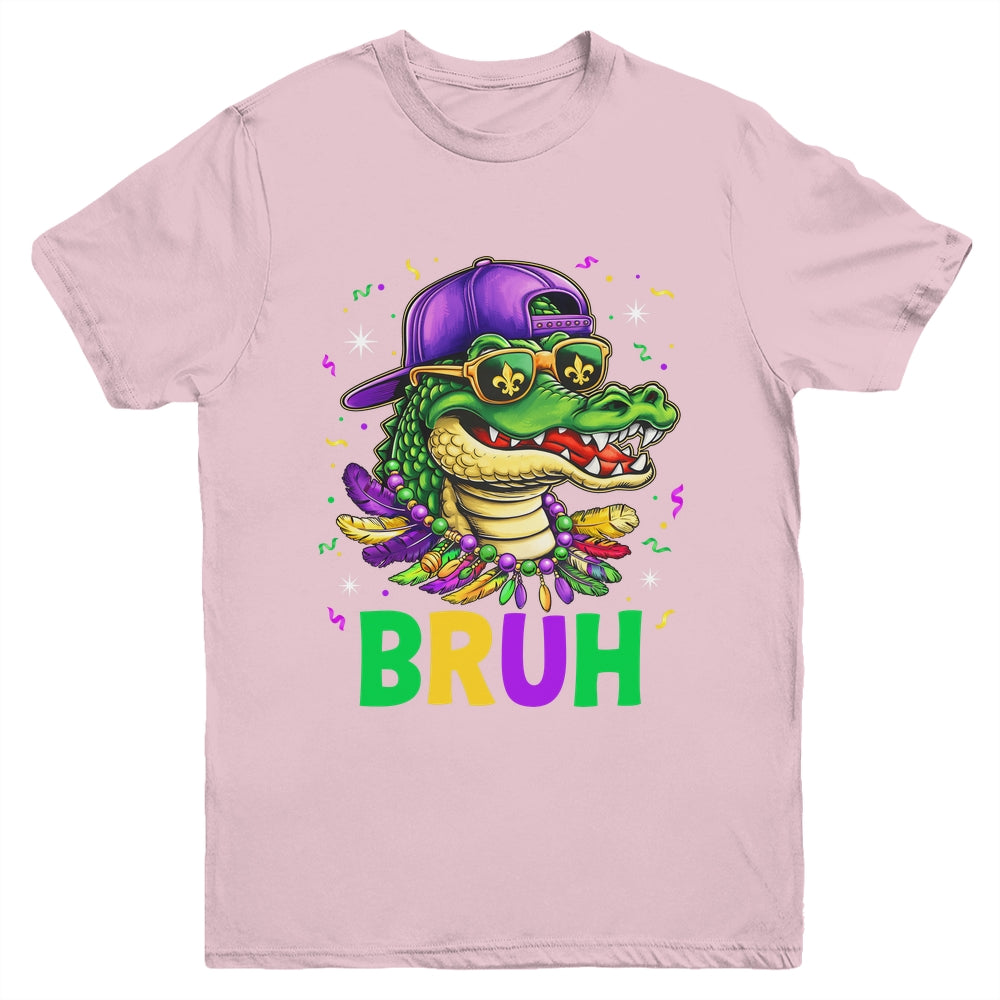 Mardigator Alligator Carnival Costume Kids Boys Mardi Gras Youth Shirt | teecentury