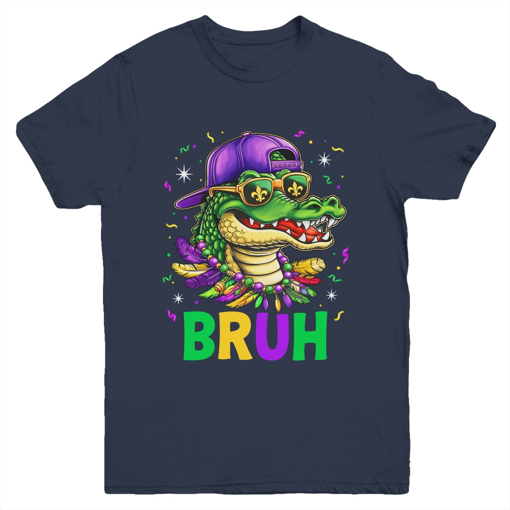 Mardigator Alligator Carnival Costume Kids Boys Mardi Gras Youth Shirt | teecentury