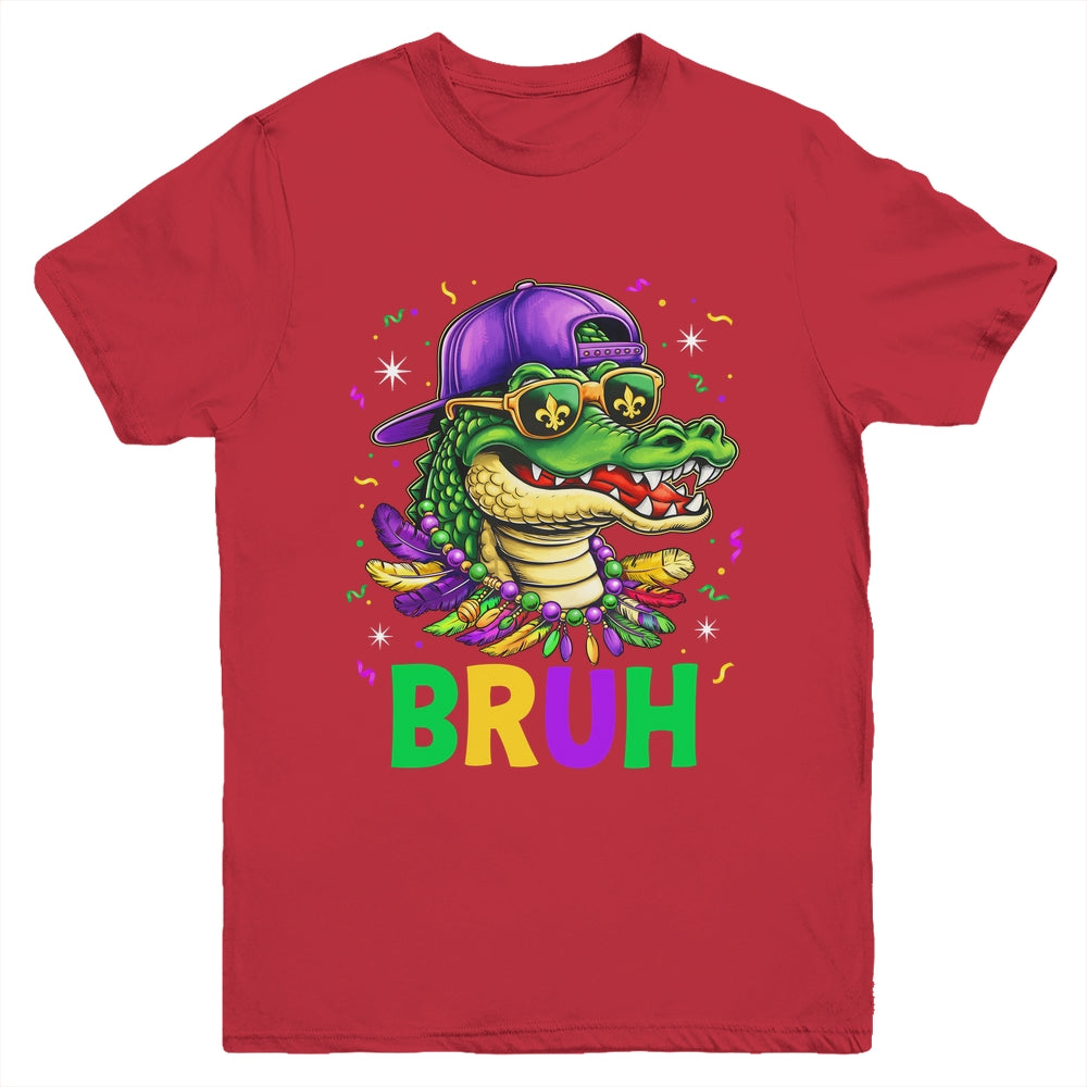 Mardigator Alligator Carnival Costume Kids Boys Mardi Gras Youth Shirt | teecentury
