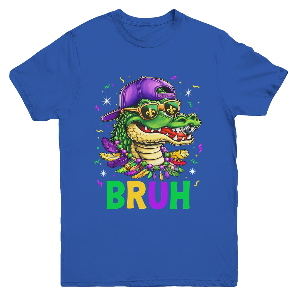 Mardigator Alligator Carnival Costume Kids Boys Mardi Gras Youth Shirt | teecentury
