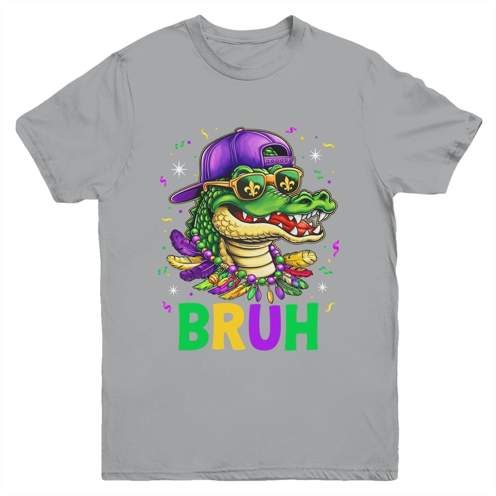Mardigator Alligator Carnival Costume Kids Boys Mardi Gras Youth Shirt | teecentury