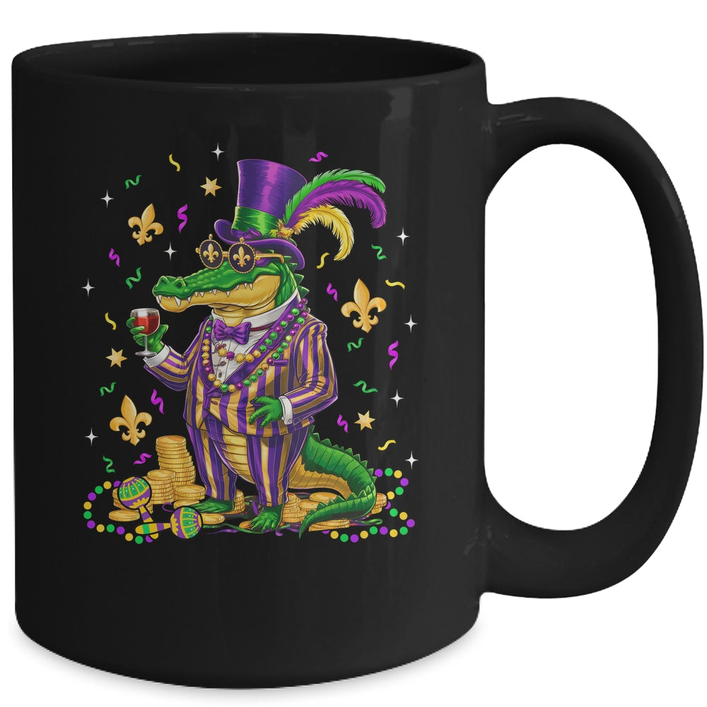 Mardigator Mardi Gras Alligator Costume Mardi Gras Men Women Mug | teecentury
