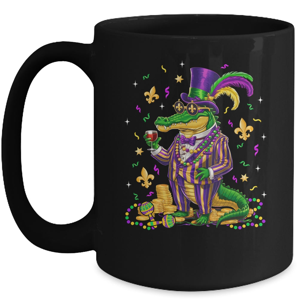 Mardigator Mardi Gras Alligator Costume Mardi Gras Men Women Mug | teecentury