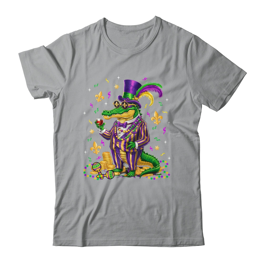 Mardigator Mardi Gras Alligator Costume Mardi Gras Men Women Shirt & Hoodie | teecentury