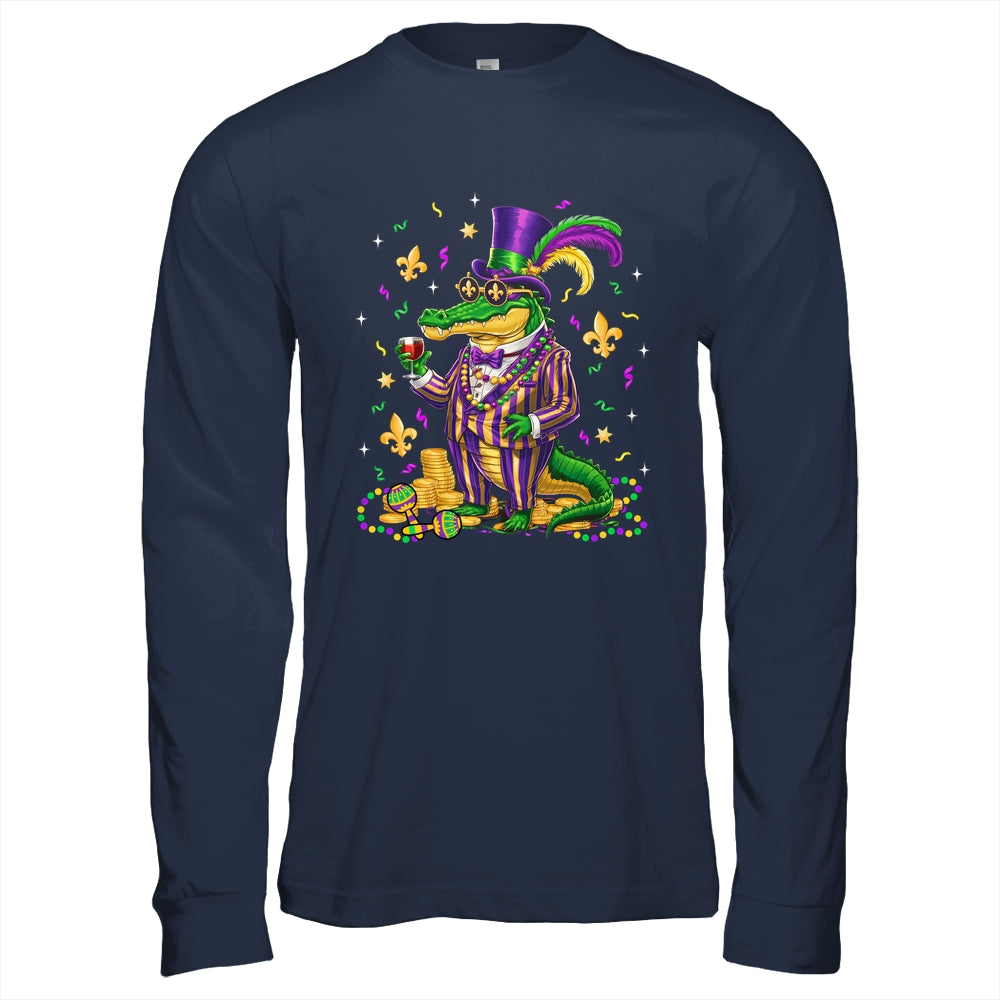 Mardigator Mardi Gras Alligator Costume Mardi Gras Men Women Shirt & Hoodie | teecentury