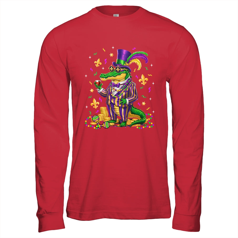 Mardigator Mardi Gras Alligator Costume Mardi Gras Men Women Shirt & Hoodie | teecentury