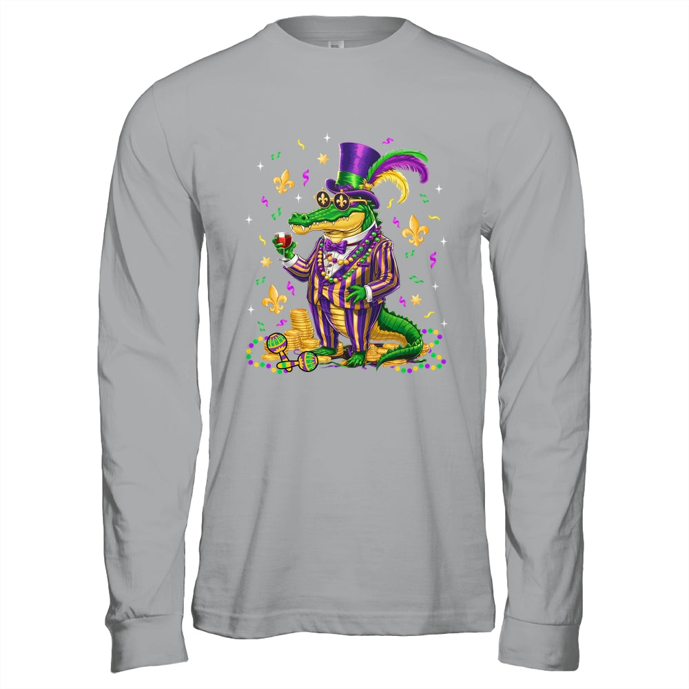 Mardigator Mardi Gras Alligator Costume Mardi Gras Men Women Shirt & Hoodie | teecentury