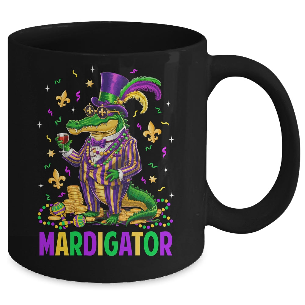 Mardigator Mardi Gras Alligator Costume Men Women Mardi Gras Mug | teecentury