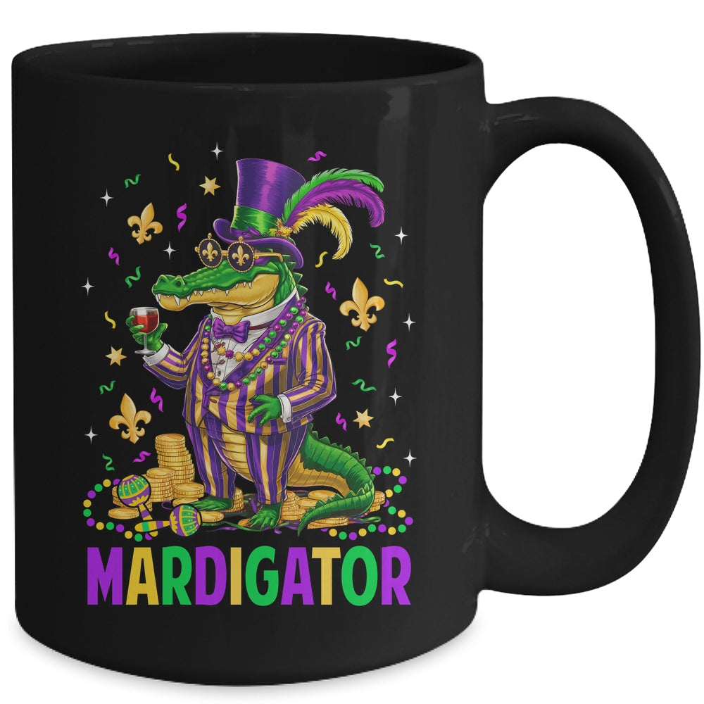 Mardigator Mardi Gras Alligator Costume Men Women Mardi Gras Mug | teecentury