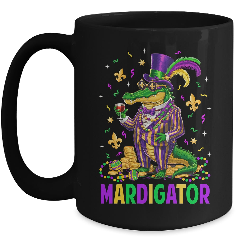Mardigator Mardi Gras Alligator Costume Men Women Mardi Gras Mug | teecentury