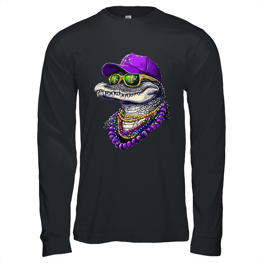 Mardigator Mardi Gras Alligator Costume Men Women Party 2025 Shirt & Hoodie | teecentury