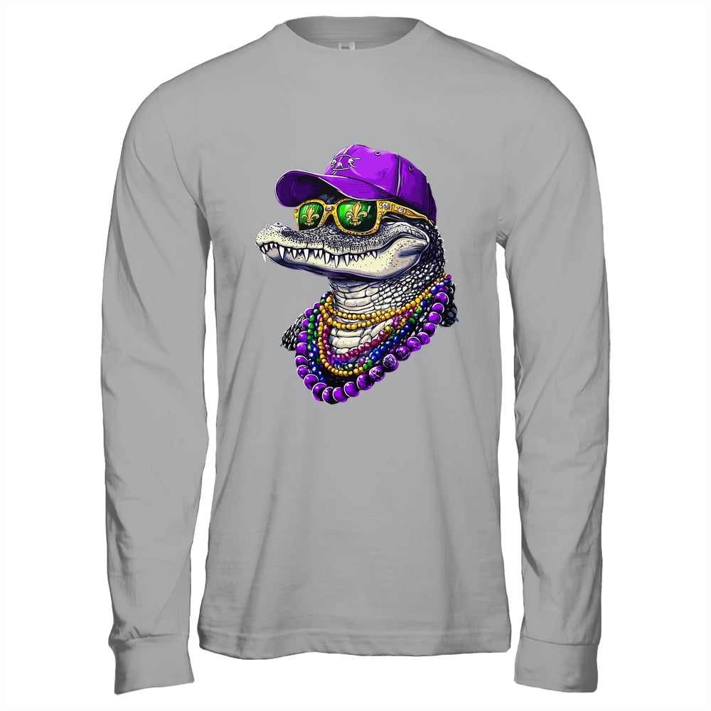 Mardigator Mardi Gras Alligator Costume Men Women Party 2025 Shirt & Hoodie | teecentury