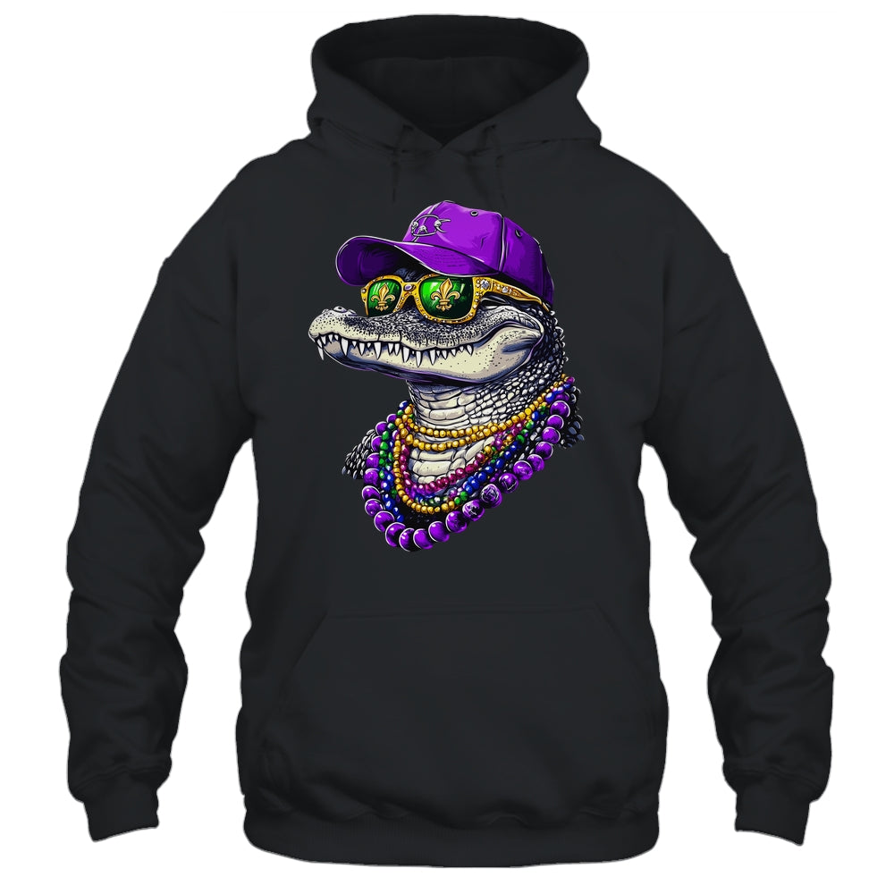 Mardigator Mardi Gras Alligator Costume Men Women Party 2025 Shirt & Hoodie | teecentury