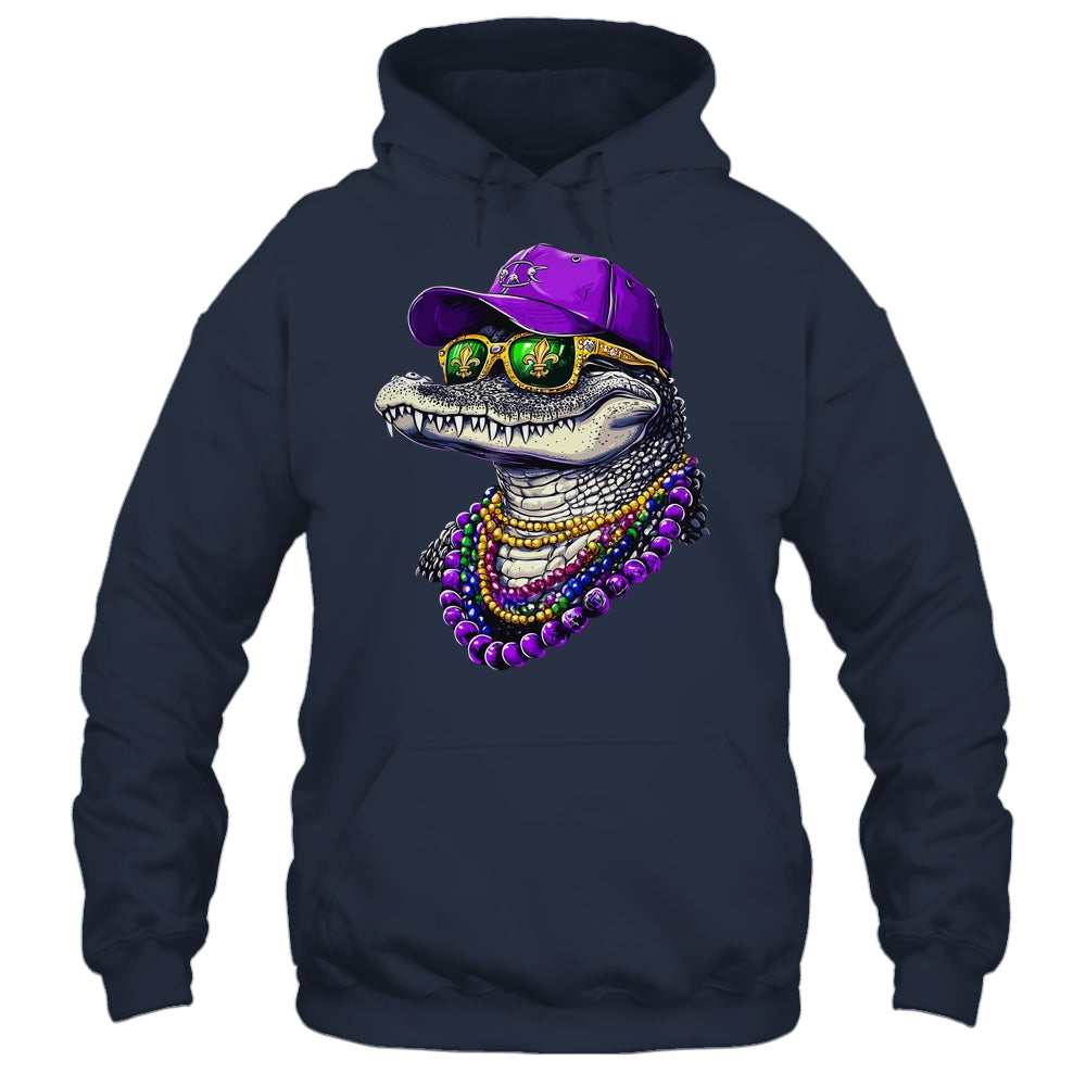 Mardigator Mardi Gras Alligator Costume Men Women Party 2025 Shirt & Hoodie | teecentury
