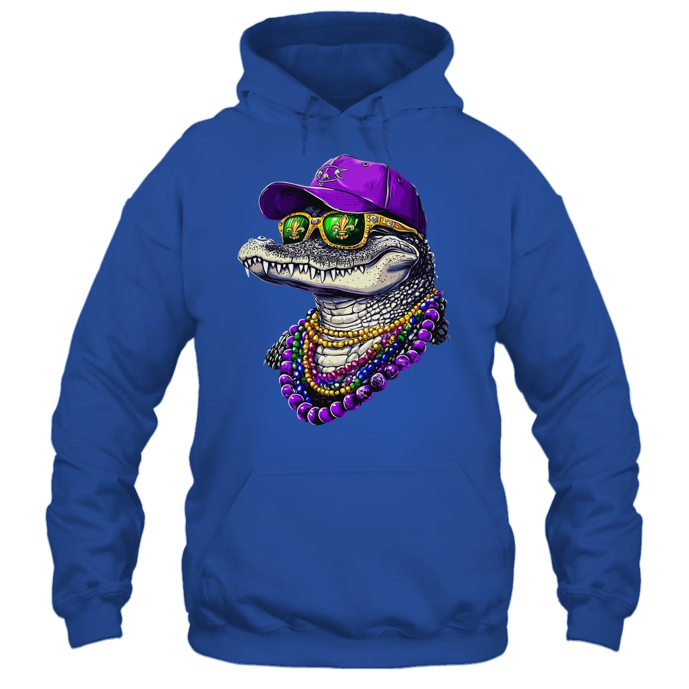 Mardigator Mardi Gras Alligator Costume Men Women Party 2025 Shirt & Hoodie | teecentury