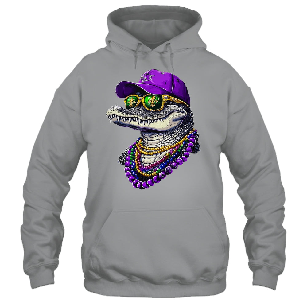 Mardigator Mardi Gras Alligator Costume Men Women Party 2025 Shirt & Hoodie | teecentury