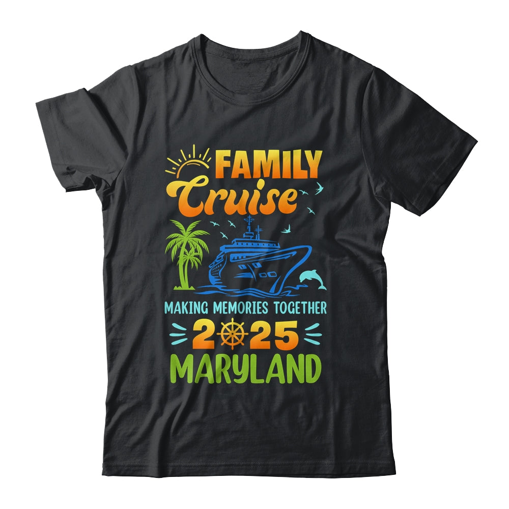 Maryland Cruise 2025 Family Friends Group Vacation Matching Shirt & Tank Top | teecentury