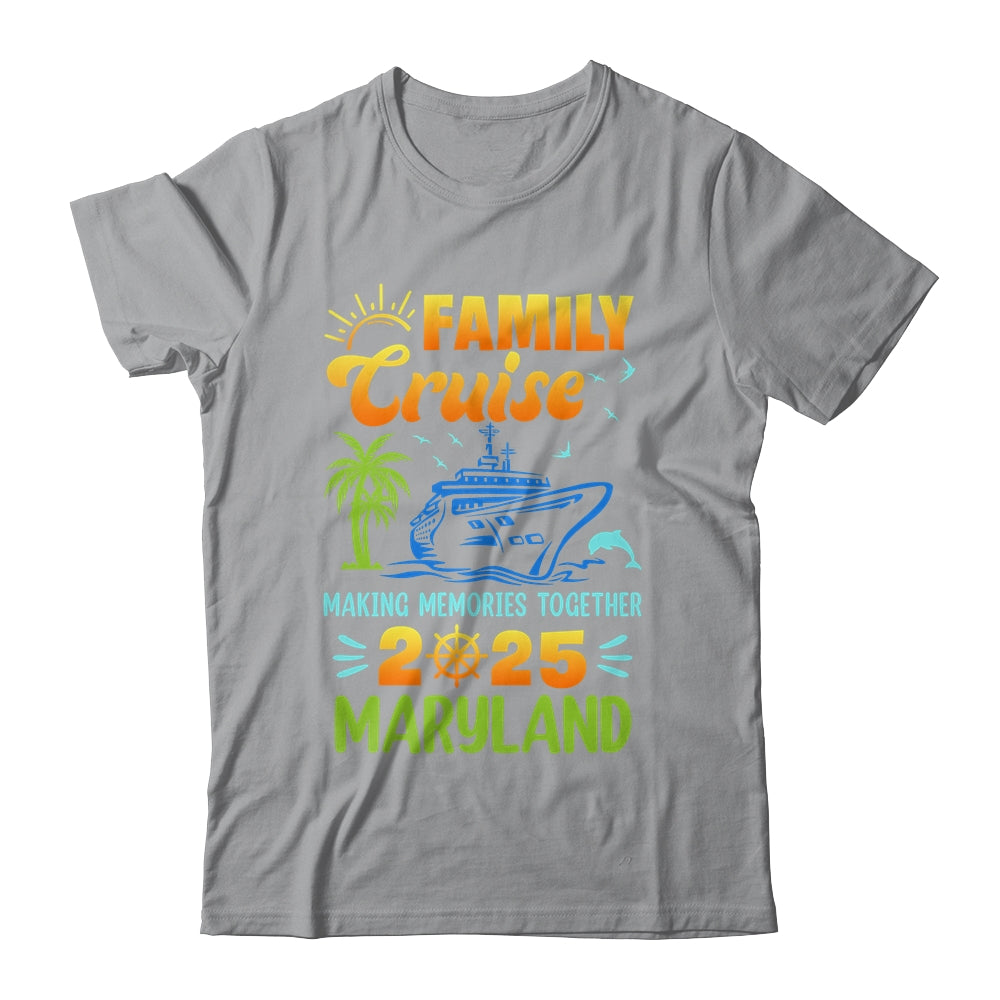 Maryland Cruise 2025 Family Friends Group Vacation Matching Shirt & Tank Top | teecentury