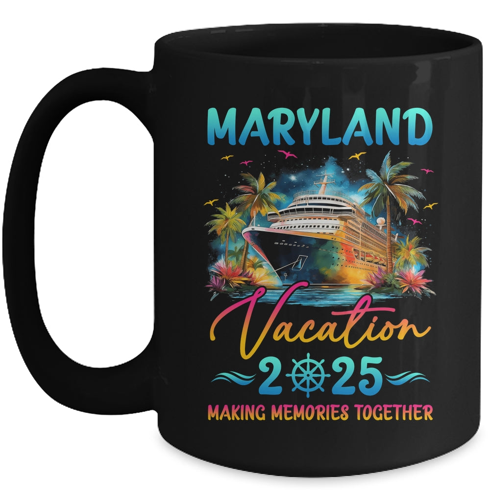 Maryland Family Vacation 2025 Matching Group Summer Mug | teecentury