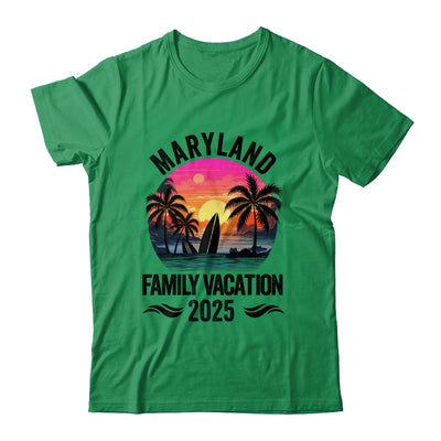 Maryland Family Vacation 2025 Matching Outfits Beach Summer Shirt & Hoodie | teecentury
