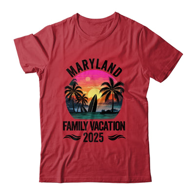Maryland Family Vacation 2025 Matching Outfits Beach Summer Shirt & Hoodie | teecentury