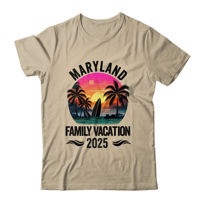 Maryland Family Vacation 2025 Matching Outfits Beach Summer Shirt & Hoodie | teecentury