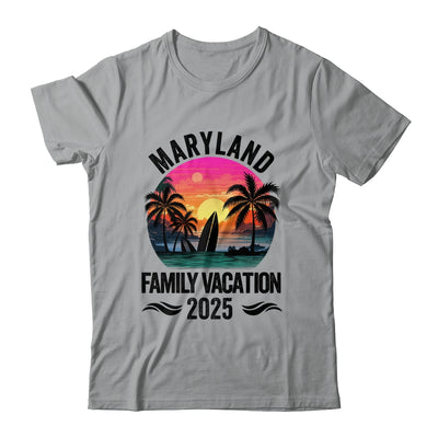 Maryland Family Vacation 2025 Matching Outfits Beach Summer Shirt & Hoodie | teecentury