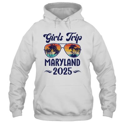 Maryland Girls Trip Beach Vacation 2025 Matching Group Shirt & Tank Top | teecentury