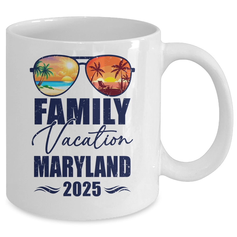 Maryland Matching Family Vacation 2025 Making Memories Mug | teecentury