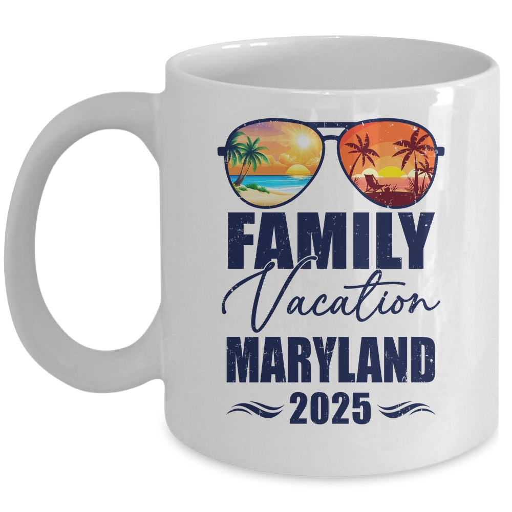 Maryland Matching Family Vacation 2025 Making Memories Mug | teecentury