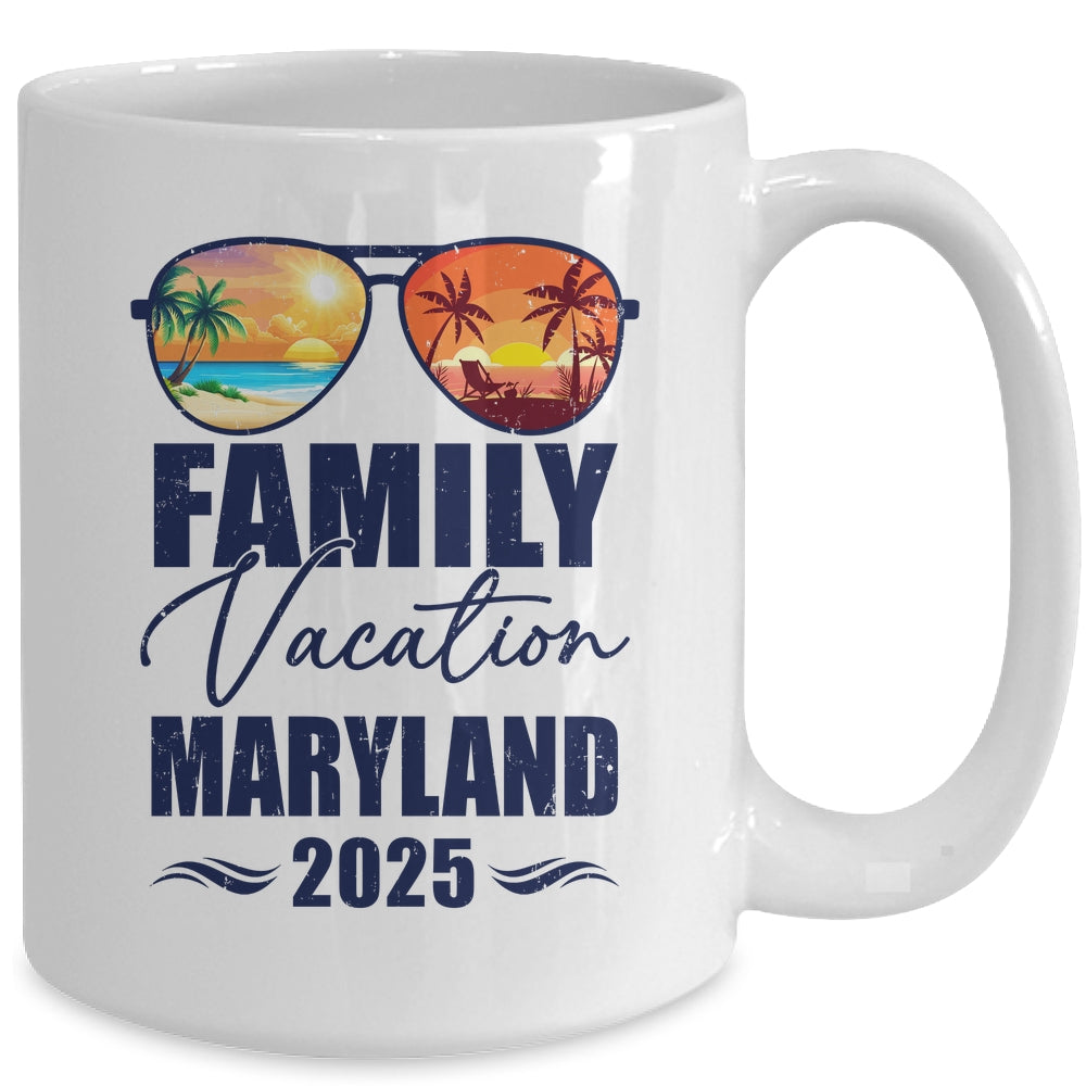 Maryland Matching Family Vacation 2025 Making Memories Mug | teecentury