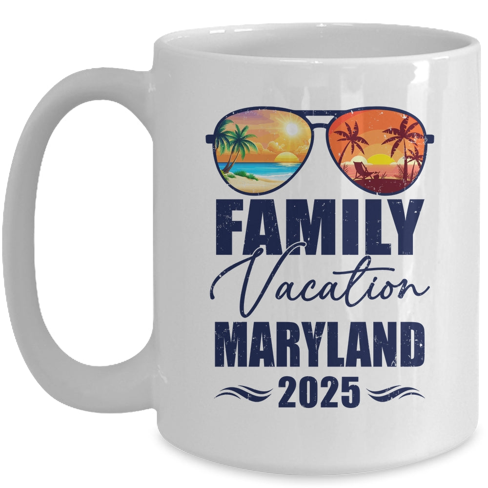 Maryland Matching Family Vacation 2025 Making Memories Mug | teecentury