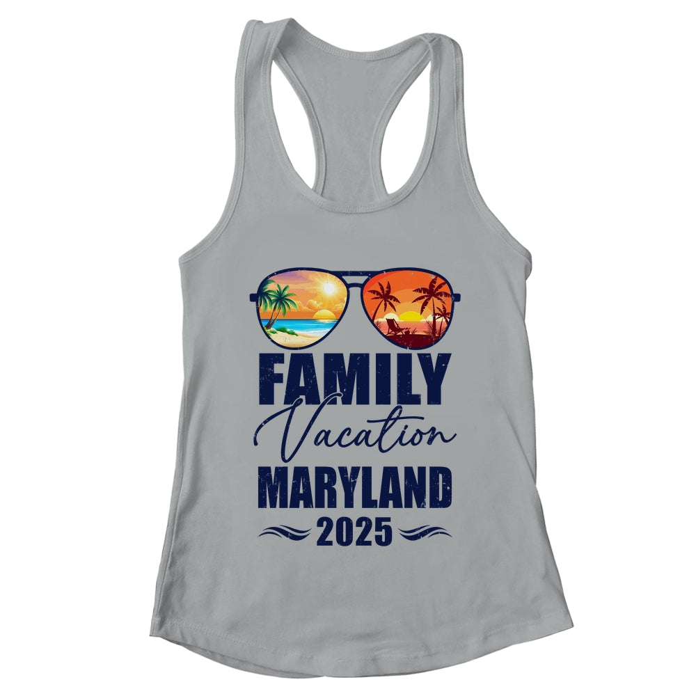 Maryland Matching Family Vacation 2025 Making Memories Shirt & Tank Top | teecentury