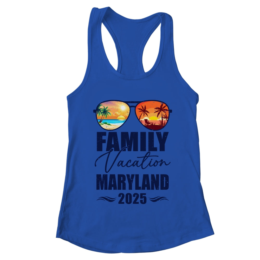 Maryland Matching Family Vacation 2025 Making Memories Shirt & Tank Top | teecentury