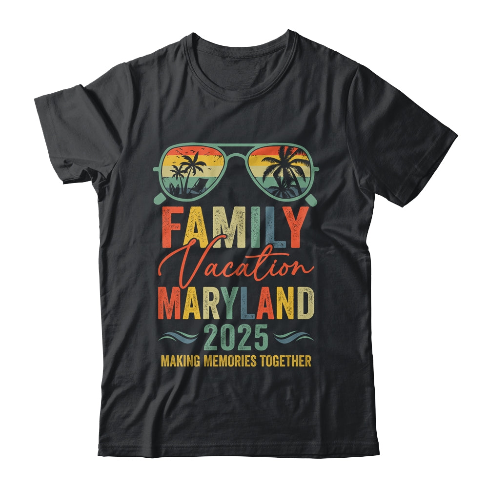 Maryland Vacation 2025 Matching Family Group Summer Shirt & Tank Top | teecentury