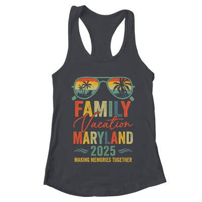 Maryland Vacation 2025 Matching Family Group Summer Shirt & Tank Top | teecentury