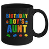 Master Builder Aunt Birthday Boy Building Bricks Blocks Mug | teecentury