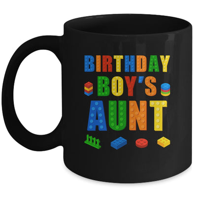 Master Builder Aunt Birthday Boy Building Bricks Blocks Mug | teecentury