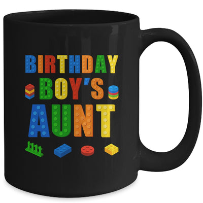 Master Builder Aunt Birthday Boy Building Bricks Blocks Mug | teecentury