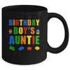 Master Builder Auntie Birthday Boy Building Bricks Blocks Mug | teecentury