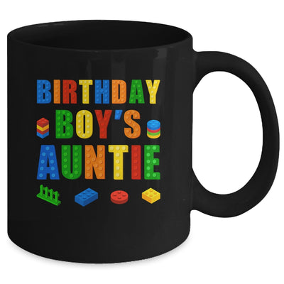 Master Builder Auntie Birthday Boy Building Bricks Blocks Mug | teecentury