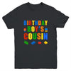 Master Builder Cousin Birthday Boy Building Bricks Blocks Youth Shirt | teecentury