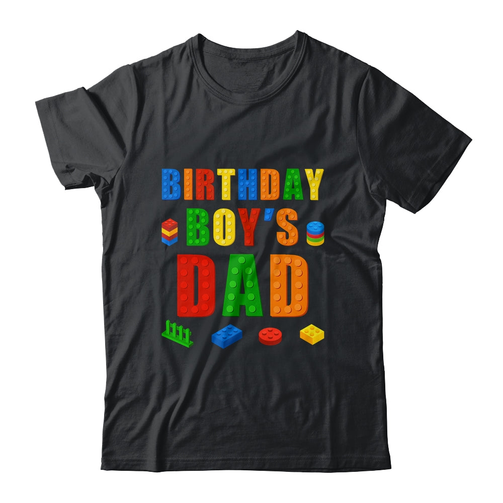 Master Builder Dad Birthday Boy Building Bricks Blocks Shirt & Hoodie | teecentury